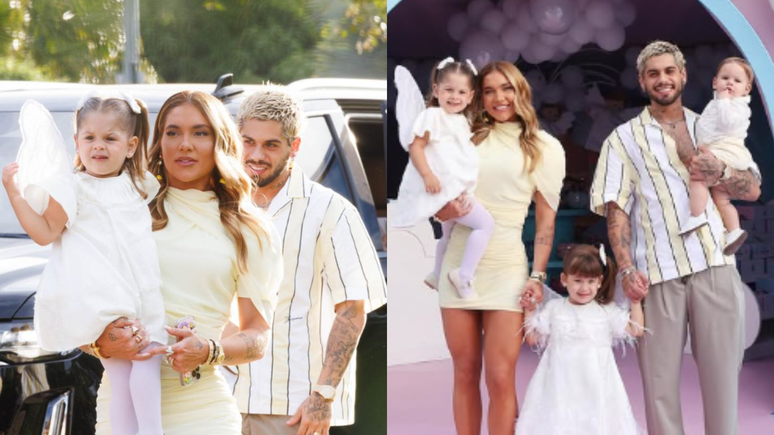 Juntos! Virginia Fonseca e Zé Felipe chegam para o aniversário de 4 anos da filha Maria