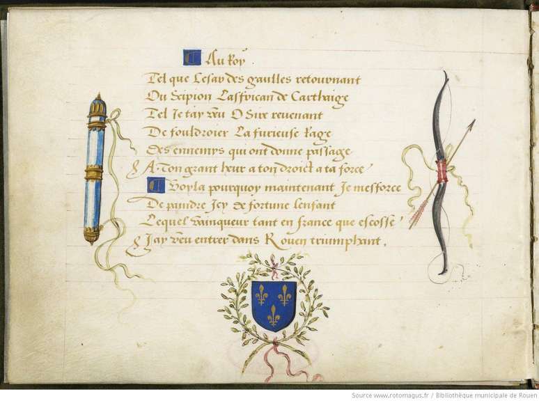 Festa para entrada de Henrique 2&ordm; em Rouen foi patrocinada por mercadores e armadores da Normandia