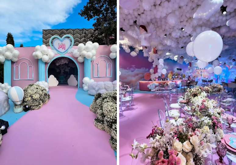 Decora&ccedil;&atilde;o do anivers&aacute;rio de Maria Alice