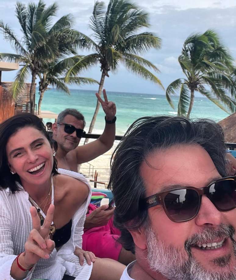Murilo Benício, Giovanna Antonelli e o atual marido da atriz