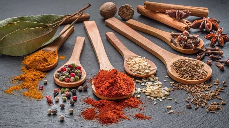 Cada tempero combina com um tipo diferente de receita