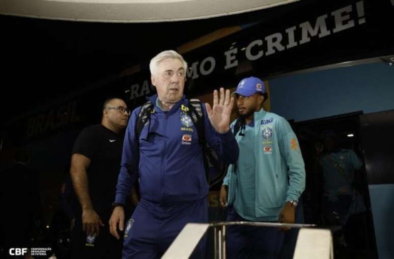 The Brazilian national team arrives in Guayaquil for Ancelotti’s debut