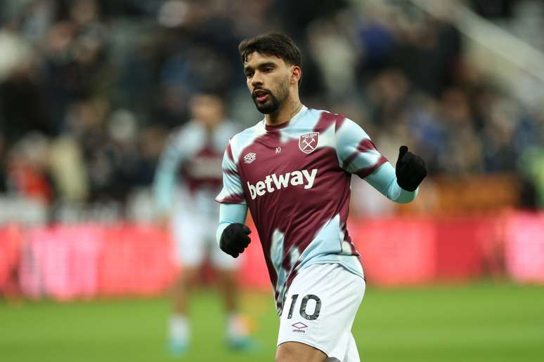 Paquet&aacute; durante partida do West Ham 