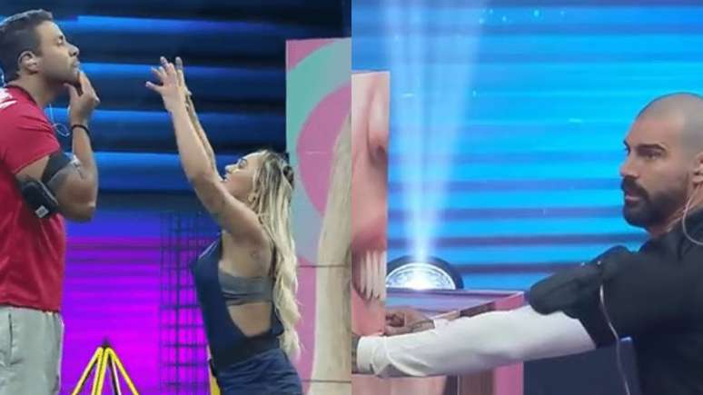 Participantes levam a pior na Prova dos Homens no 'Power Couple'