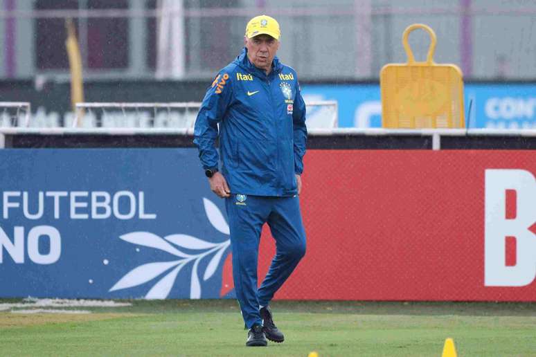 O italiano Carlo Ancelotti estreia no comando da Seleção sob grande expectativa