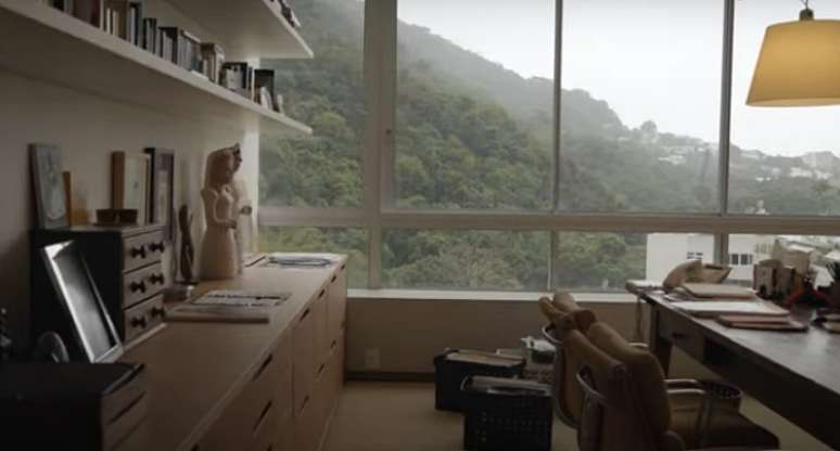 A bela vista de área de mata preservada certamente aumenta a inspiração