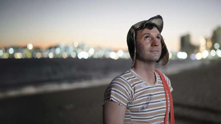 Pablo Cruz caracterizado como Chaves - Divulga&ccedil;&atilde;o