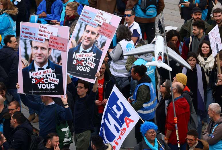 Na França, governo Macron é aprovado por apenas 26% da população Na França, governo Macron é aprovado por apenas 26% da população