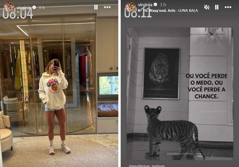 Virginia Fonseca logo após acordar | Mensagem postada por ela