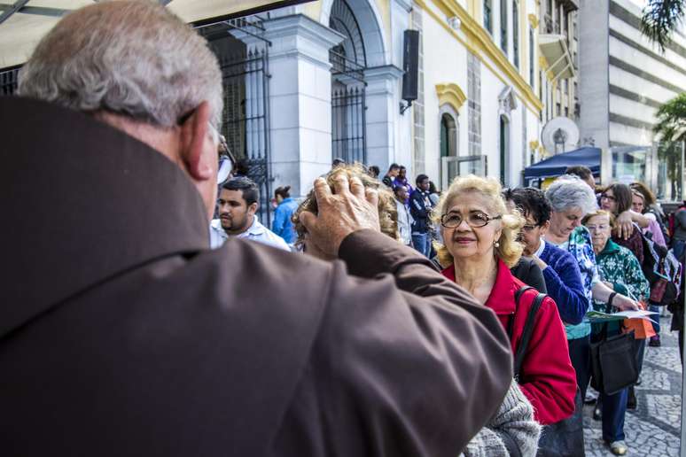 Missa por ocasião do Dia de São Francisco de Assis, em São Paulo