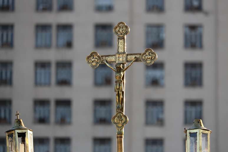 Padroeira do Brasil, Nossa Senhora Aparecida, no Rio de Janeiro, em 26 de dezembro de 2016.