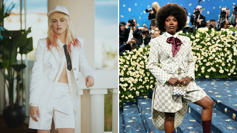 Kristen Stewart e Doechii (Fotos: Reprodu&ccedil;&atilde;o/Instagram/Divulga&ccedil;&atilde;o/Louis Vuitton)