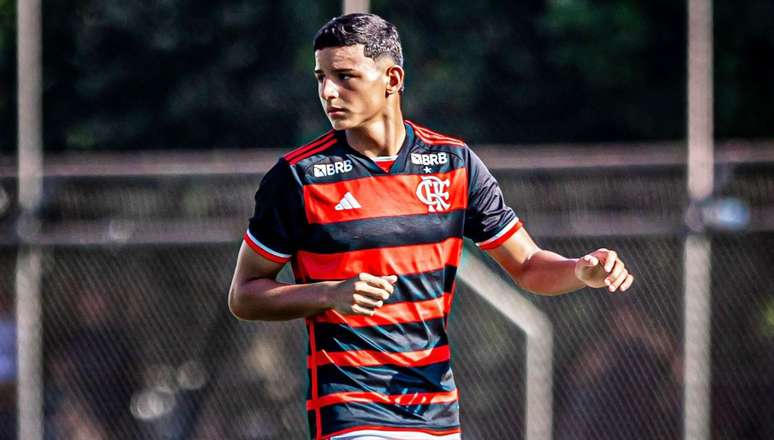Kaio N&oacute;brega, no Flamengo 