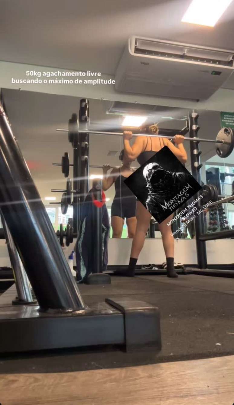 Aysha Benelli shares the training routine - Aysha Benelli shares the training routine -