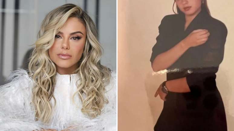 Poliana Rocha exibiu foto da &eacute;poca que conhececeu o esposo, o cantor sertanejo Leonardo