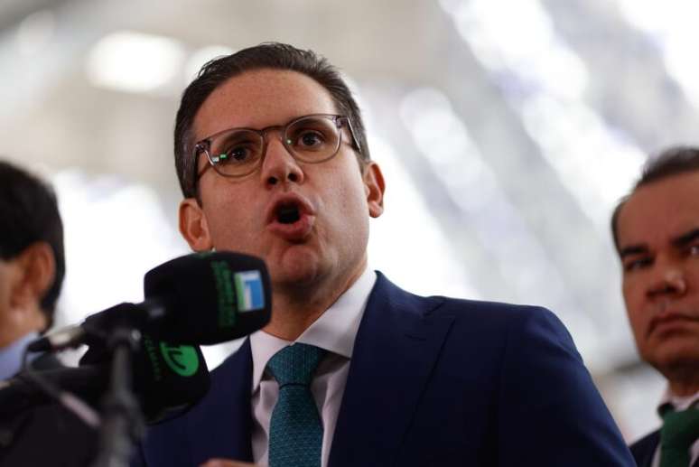 O presidente da C&acirc;mara dos Deputados Hugo Motta, &eacute; esperado no segundo dia do Esfera Brasil