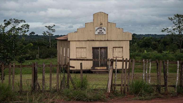 Acre e Rond&ocirc;nia s&atilde;o os &uacute;nicos dois Estados do pa&iacute;s onde evang&eacute;licos superam cat&oacute;licos. Na foto, um templo da Assembleia de Deus em Rio Branco (AC)