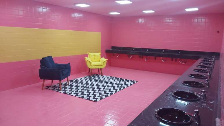 Banheiro da Community Creators Academy