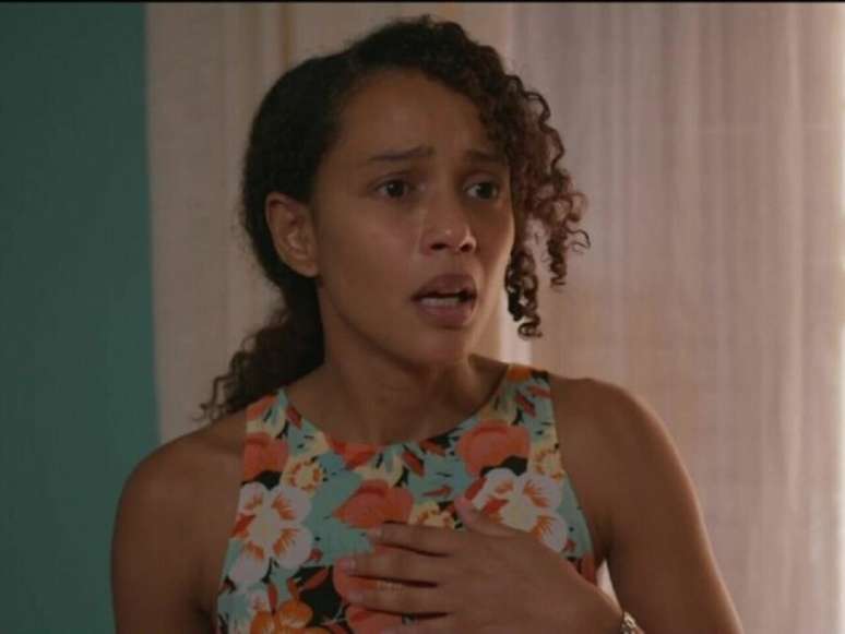 Raquel, personagem de Ta&iacute;s Ara&uacute;jo, em Vale Tudo - Foto: Reprodu&ccedil;&atilde;o/TV Globo