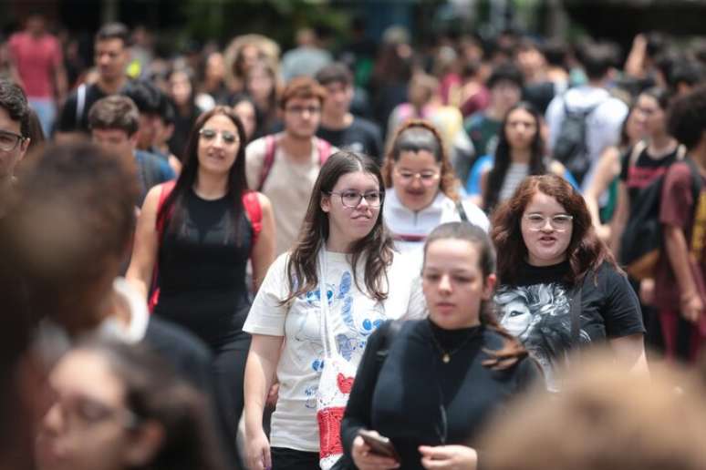 Expectativa de estudantes para a aplicação da prova do Enem em edições anteriores.