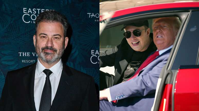 Jimmy Kimmel, Elon Musk e Donald Trump