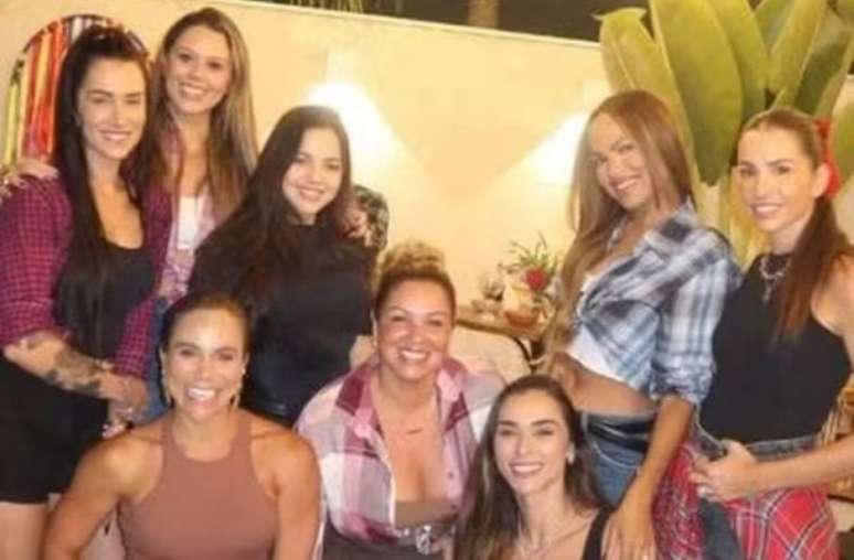 Reprodu&ccedil;&atilde;o / Instagram - Legenda: Flaesposas em anivers&aacute;rio do Rodinei