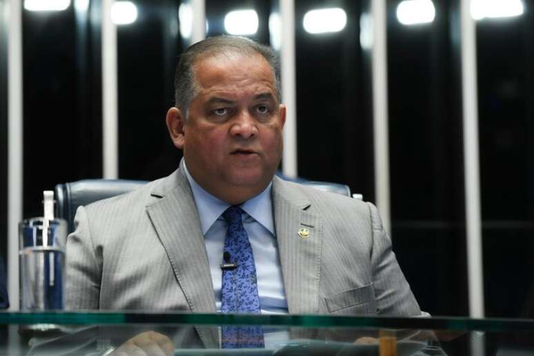 Plenário do Senado Federal durante sessão deliberativa ordinária. Ordem do dia. Na pauta, apreciação em primeiro turno da PEC 37/2022, que inclui as guardas municipais e os agentes de trânsito entre os órgãos que compõem a segurança pública. Mesa: 1º vice-presidente do Senado Federal, senador Eduardo Gomes (PL-TO).