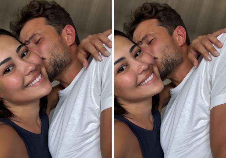 Thaynara OG com seu namorado, André Ferraz