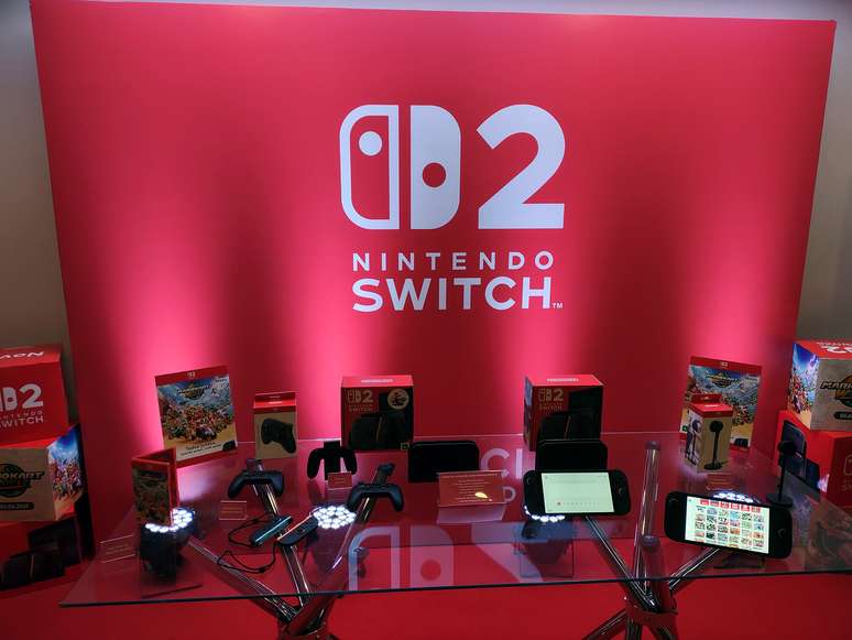 Nintendo Switch 2 e acess&oacute;rios
