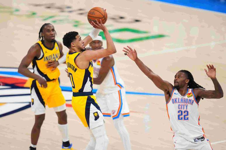 Tyrese Haliburton foi o herói dos Pacers no jogo 1 das NBA Finals 2024/25