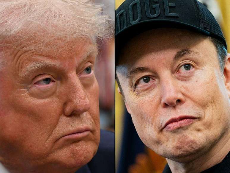Há alguns dias, Trump e Musk têm trocado acusações