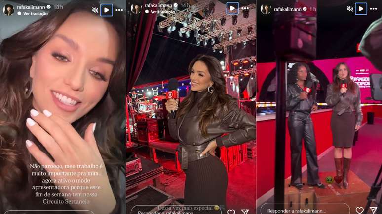 Stories de Rafa Kalimann