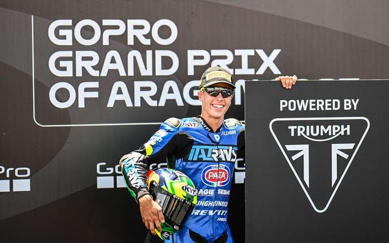 Diogo Moreira faz história pro Brasil e conquista primeira pole na Moto2 