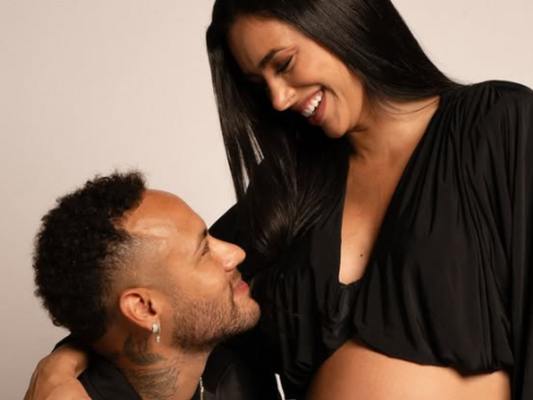 Neymar e Bruna Biancardi fazem ensaio fotográfico esperando a segunda filha, Mel (Foto: Reprodução/Instagram)