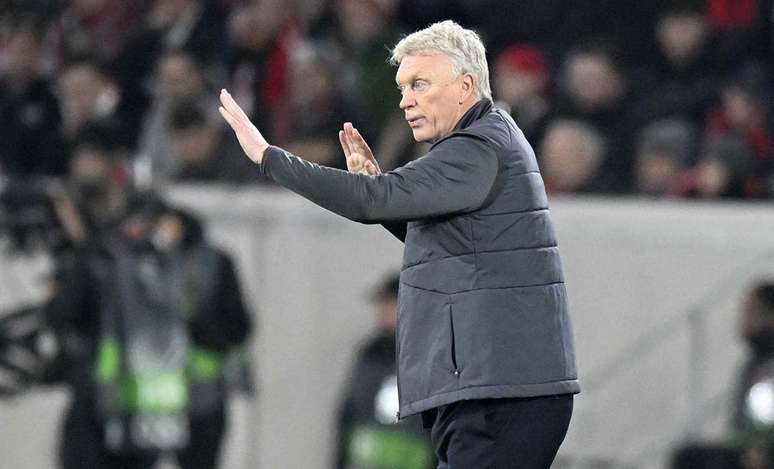 T&eacute;cnico David Moyes, &ndash; Photo by THOMAS KIENZLE/AFP via Getty Images