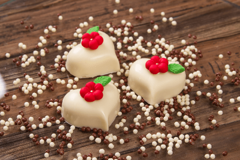 Bombom maciço apaixonante