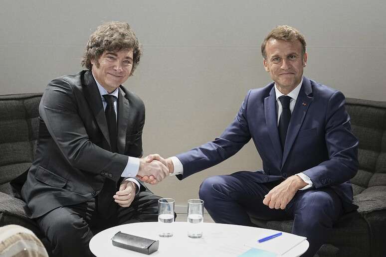 Macron e Milei também falaram sobre possível cooperação na exploração de minerais críticos
