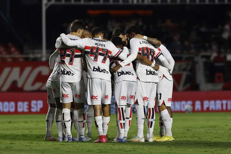 Jogadores do São Paulo (Créditos: Rubens Chiri / São Paulo FC)