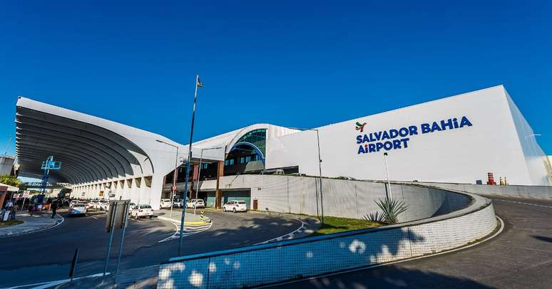 Fachada do Aeroporto de Salvador, onde foi registrada a ocorrência