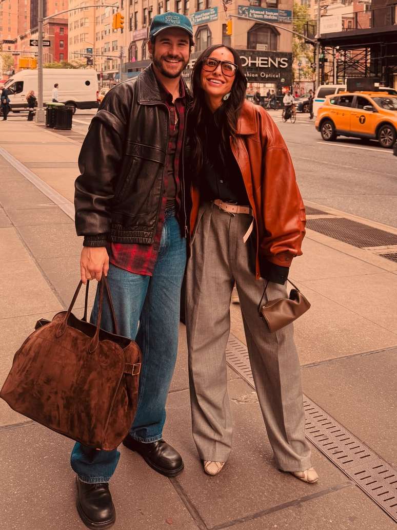 Sabrina Sato e Nicolas Prattes em Nova York