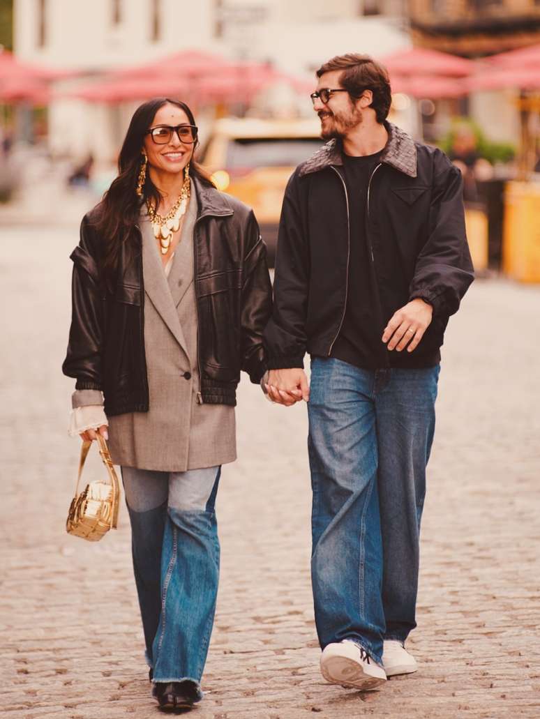 Sabrina Sato e Nicolas Prattes em Nova York