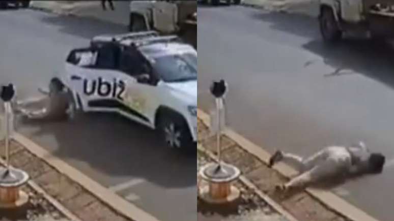 Passageira se joga de carro em movimento para não pagar corrida no interior de SP