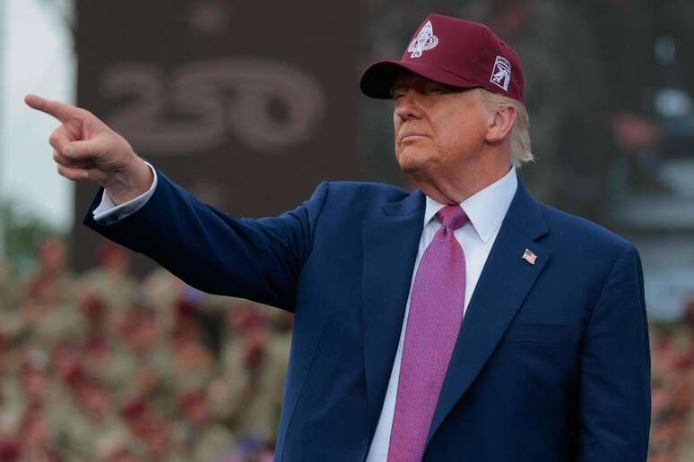 Trump mostrou preocupação com possíveis tumultos no aniversário de 250 anos das Forças Armadas