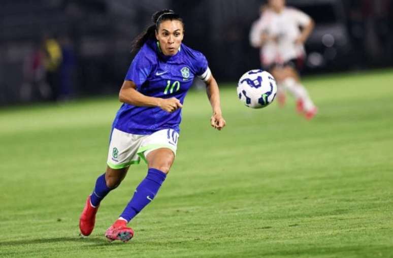 Livia Villas Boas / Staff Images Woman / CBF - Legenda: Marta pela Seleção Brasileira