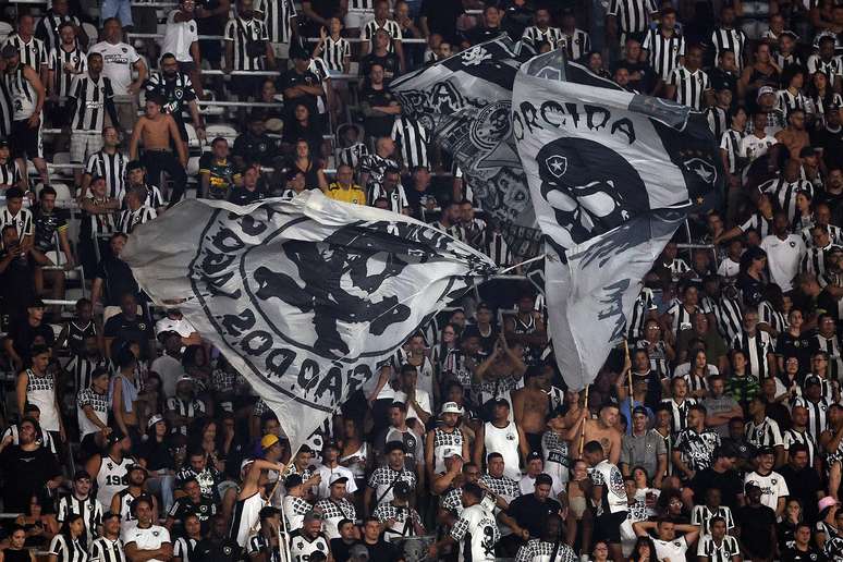 Torcida do Botafogo no Estadio Nilton Santos ( Foto: Vitor Silva/Botafogo)