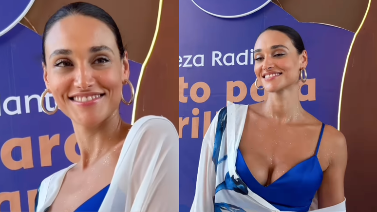 Débora Nascimento exibe entusiasmo ao falar de solteirice