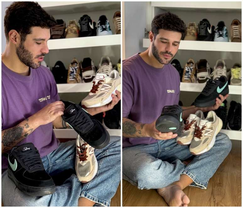 The influencer in the apartment wardrobe: The influencer in the apartment wardrobe: