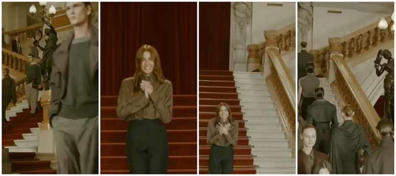 Os modelos subiram e desceram as belas escadarias do Teatro Municipal para mostrar os looks; Sasha se emocionou ao agradecer os aplausos