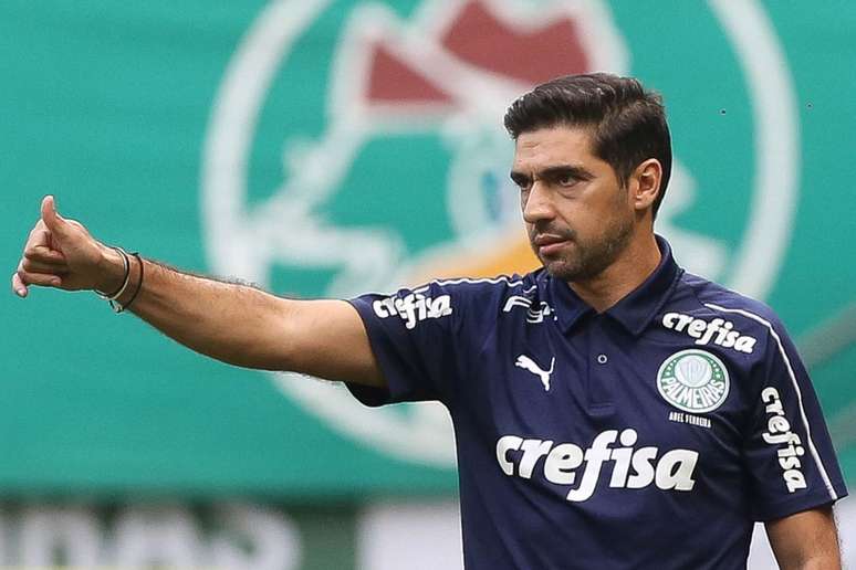 Abel Ferreira em jogo do Palmeiras