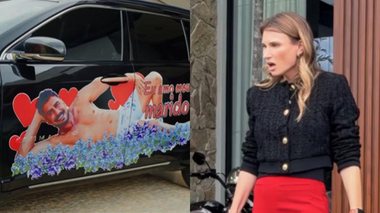 Julio Rocha surpreende com presente inusitado à esposa